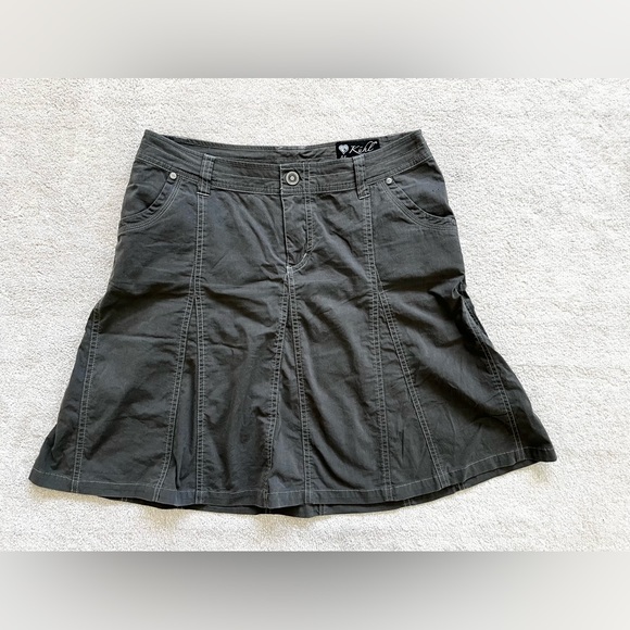 ✅✔️KUHL Splash Skirt Canvas Stretch Pleated Active Skirt Size 6 Stylish Sporty - Picture 8 of 8